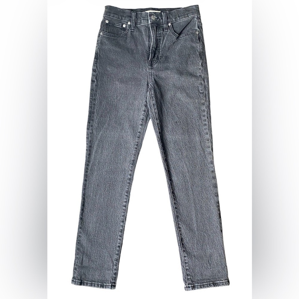 Madewell The Perfect Vintage Womens Charcol Straight leg Jeans Size 25